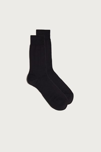 Socken Aus Satinierter Fil D'ecosse-baumwolle Grau von Intimissimi