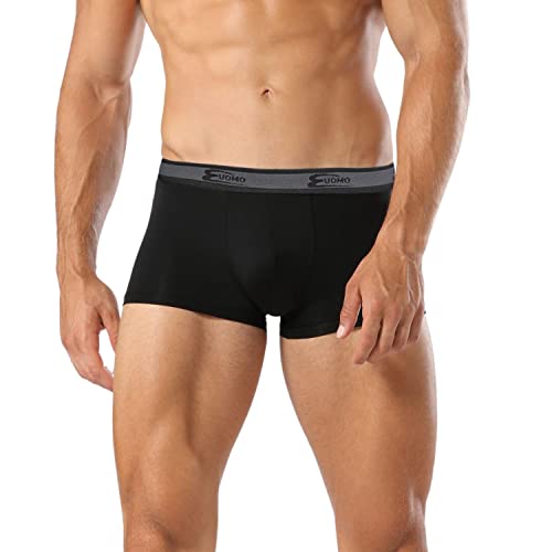Cotonella® Herren Boxershorts aus weicher Baumwolle mit Stretch 4er Pack, Atmungsaktiv, Weich von Intimitaly