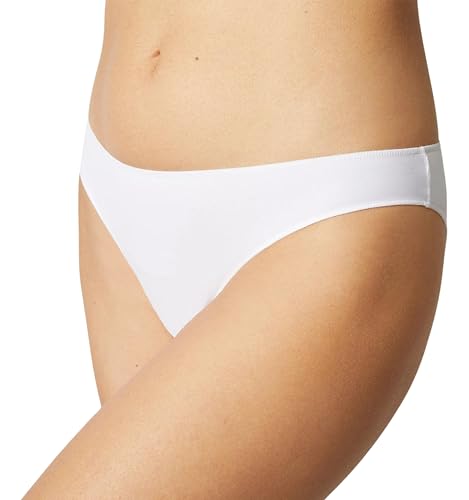 Intimitaly® - Damen-Slip aus Baumwolle, 6 Unterhosen für Damen mit elastischem Komfort aus schwarzer oder weißer Baumwolle, Anti-Reizungen, Baumwolle auf der Haut, Weiß, S von Intimitaly