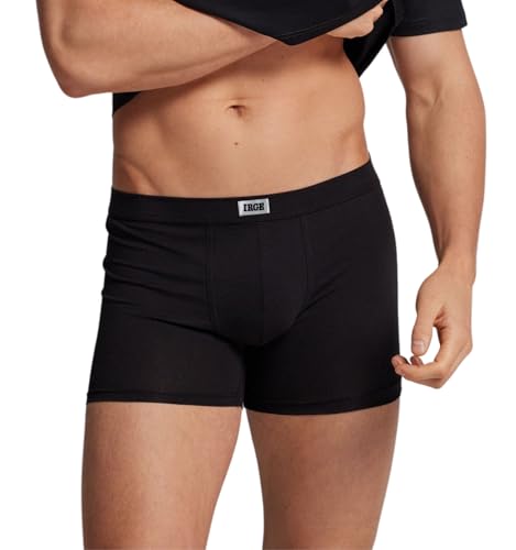 Intimitaly - Herren Boxershorts 100% Baumwolle (6er Pack) Set aus Unterhosen für Herren Baumwolle Weiß und Bunt Underwear Unterwäsche, 2 Schwarz 2 Blau 2 Grau, XXL von Intimitaly