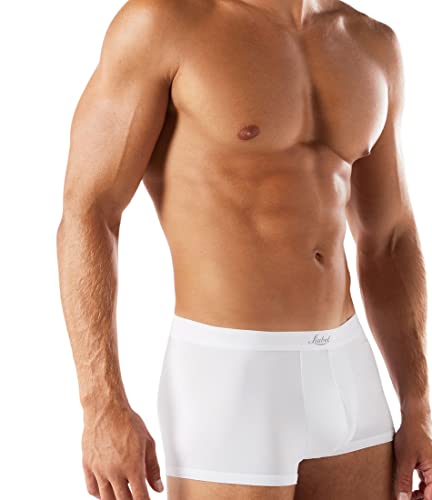 Intimitaly Liabel® 5 Boxershorts für Herren, Baumwolle, Mikrofaser, Unterwäsche für Herren, Farben: Weiß, von Intimitaly