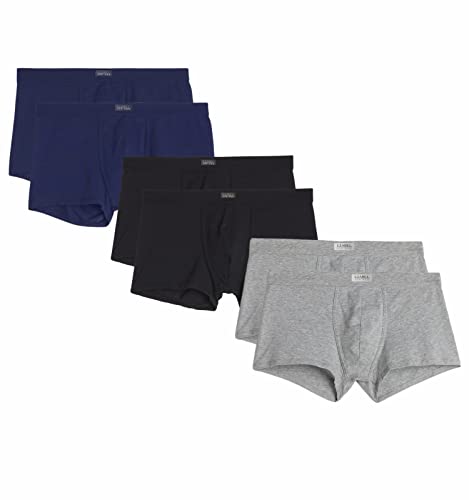 Intimitaly Liabel® 6er Pack | Boxershorts für Herren | Unterhosen Männer | Baumwolle | Weiß | farbige Unterwäsche für Herren XXL von Intimitaly