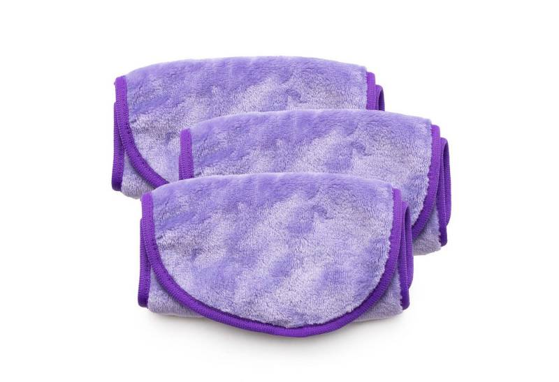 Intirilife Gesichtsreinigungstücher, 3-tlg., Abschminktücher Set Mikrofaser Abschminkpads für Gesicht 40.5 x 17 cm von Intirilife