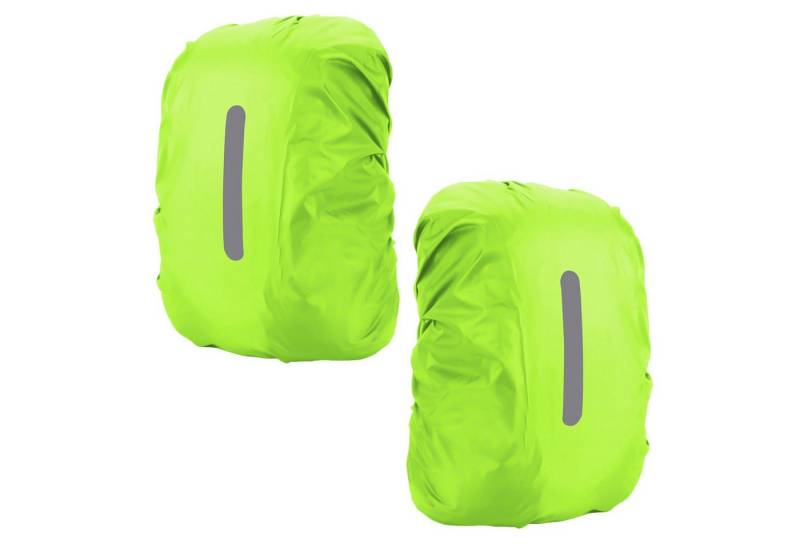 Intirilife Rucksack-Regenschutz, Wasserfester Regenhülle für Rucksäcke 55L in Gelb - Regenschutz von Intirilife