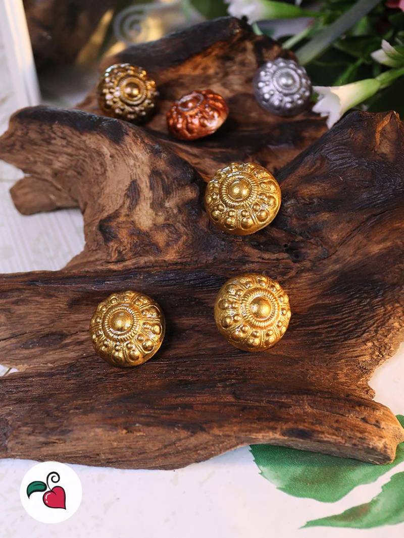 Vintage Knöpfe 6stk. - Antik Gold Silber Kupfer Cosplay Kostüm Mode von IntoEdenShop