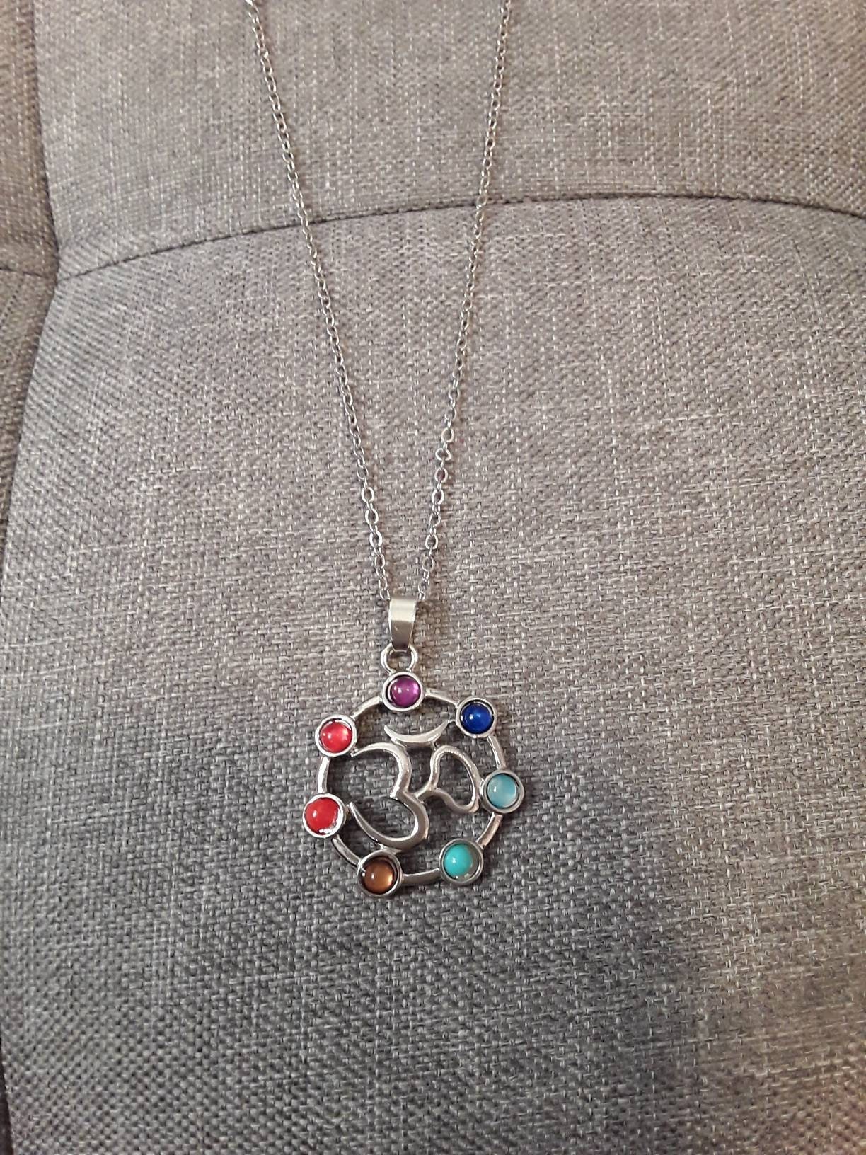 Om Chakra Heilung Halskette Om Chakra Heilung Halskette von IntrepidGiftShop