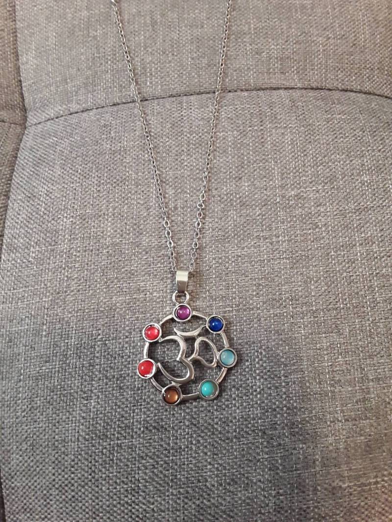Om Chakra Heilung Halskette Om Chakra Heilung Halskette von IntrepidGiftShop