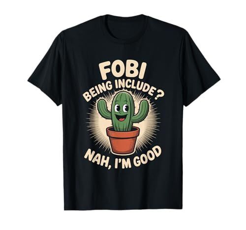 Lustiger Kaktus Spruch Nah I'm Good Introvertiert Humor Frauen Männer T-Shirt von Introvert Meme Lovers Plant Desert Succulent Fans