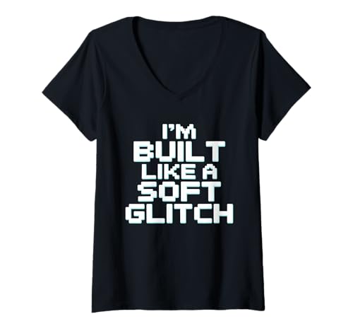 Damen Hintergrundcharakter Energie Just Here for the Plot NPC T-Shirt mit V-Ausschnitt Damen Hintergrundcharakter Energie Just Here for the Plot NPC T-Shirt mit V-Ausschnitt von Introvert Neurodivergent Identity Subtle Vibe