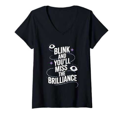 Damen Hintergrundcharakter Energie Just Here for the Plot NPC T-Shirt mit V-Ausschnitt Damen Hintergrundcharakter Energie Just Here for the Plot NPC T-Shirt mit V-Ausschnitt von Introvert Neurodivergent Identity Subtle Vibe