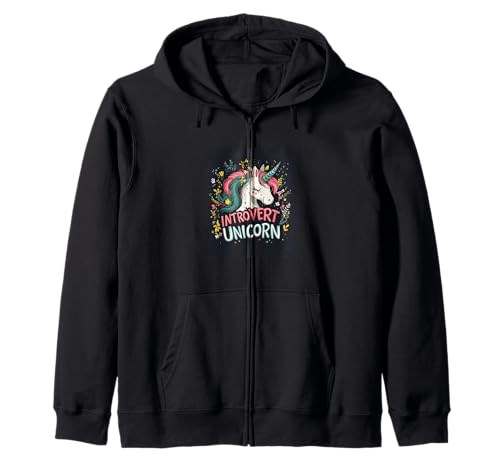 Lustiges Introvertiertes Einhorn-Kostüm für Erwachsene und Kinder Kapuzenjacke Lustiges Introvertiertes Einhorn-Kostüm für Erwachsene und Kinder Kapuzenjacke von Introvert Unicorn
