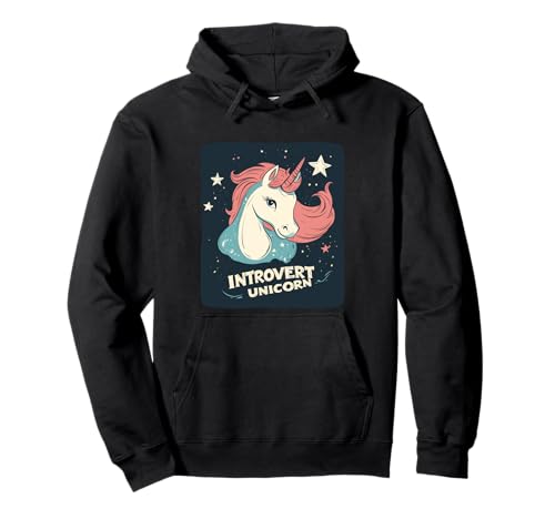 Niedliches introvertiertes Einhorn für Erwachsene und Kinder Pullover Hoodie Niedliches introvertiertes Einhorn für Erwachsene und Kinder Pullover Hoodie von Introvert Unicorn