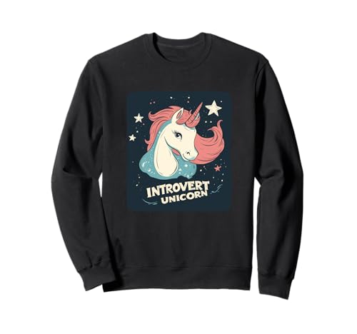 Niedliches introvertiertes Einhorn für Erwachsene und Kinder Sweatshirt Niedliches introvertiertes Einhorn für Erwachsene und Kinder Sweatshirt von Introvert Unicorn