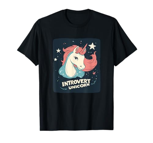 Niedliches introvertiertes Einhorn für Erwachsene und Kinder T-Shirt Niedliches introvertiertes Einhorn für Erwachsene und Kinder T-Shirt von Introvert Unicorn