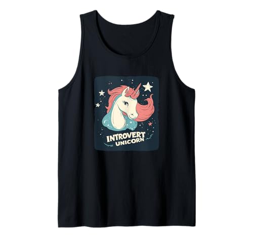 Niedliches introvertiertes Einhorn für Erwachsene und Kinder Tank Top Niedliches introvertiertes Einhorn für Erwachsene und Kinder Tank Top von Introvert Unicorn