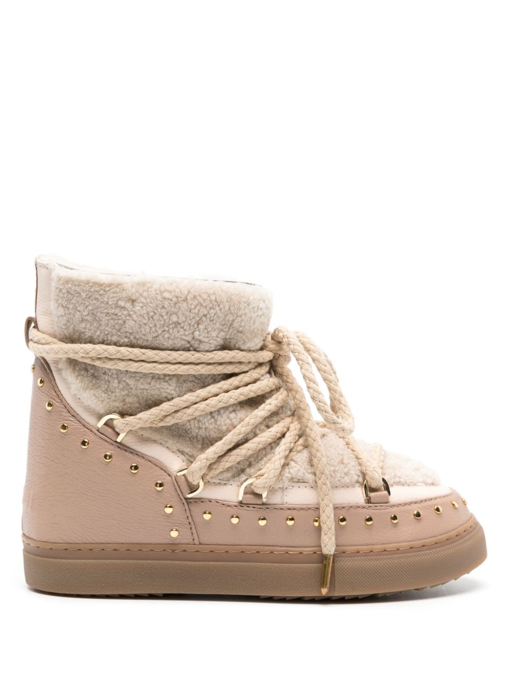 Inuikii Curly Rock Stiefel mit Nieten - Nude von Inuikii