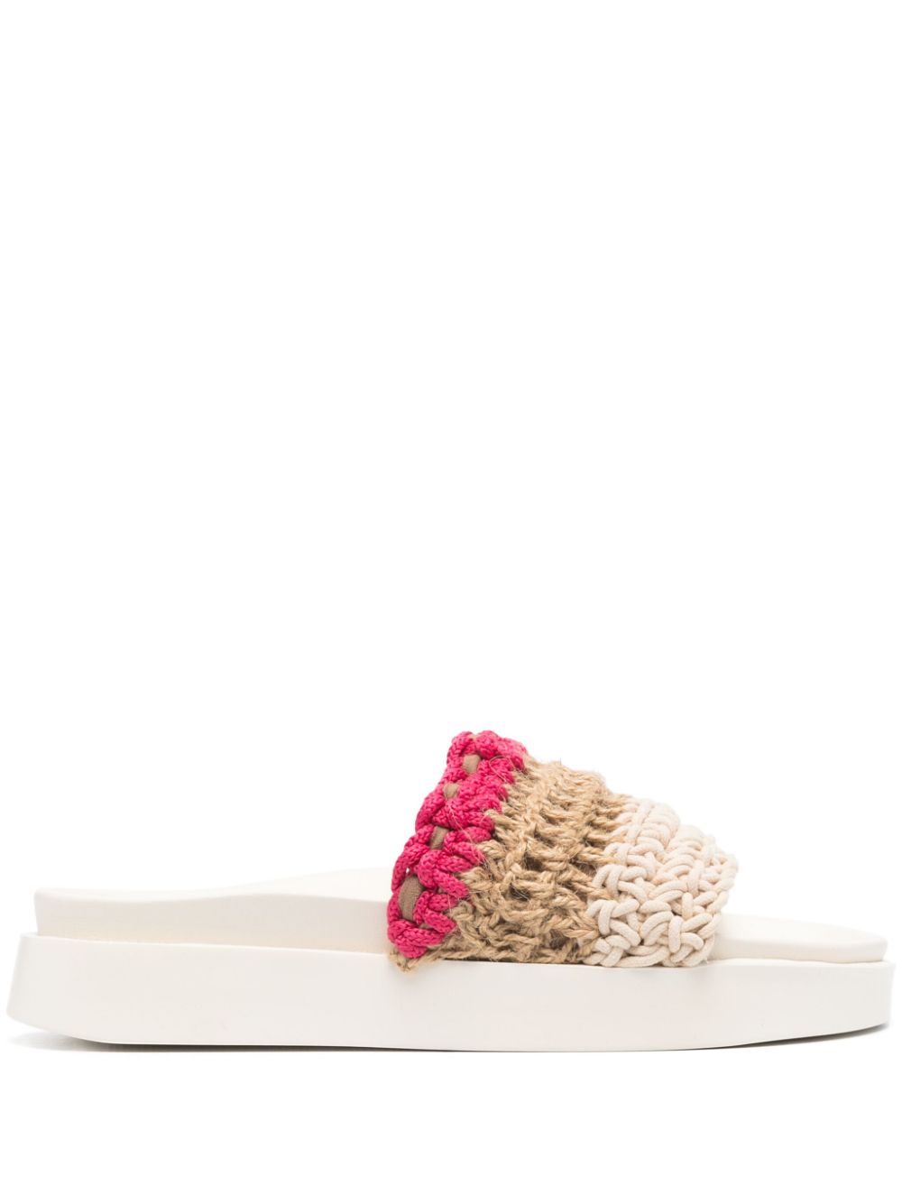 Inuikii Loose Knitted slides - Nude von Inuikii