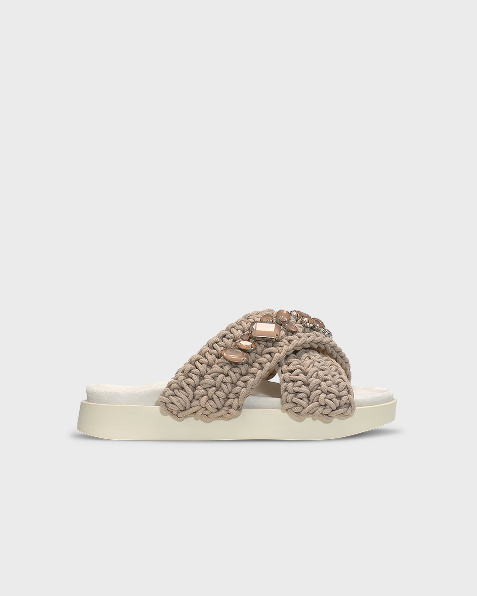 Inuikii Sandal Woven Stones Taupe Inuikii Sandal Woven Stones Taupe von Inuikii