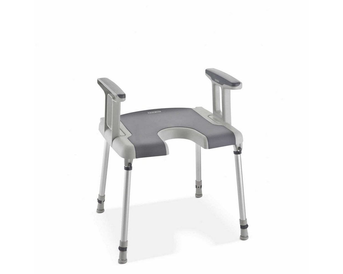 Invacare Dusch-Toilettenrollstuhl Aquatec® Sorrento Duschhocker mit Armlehnen und Hy von Invacare