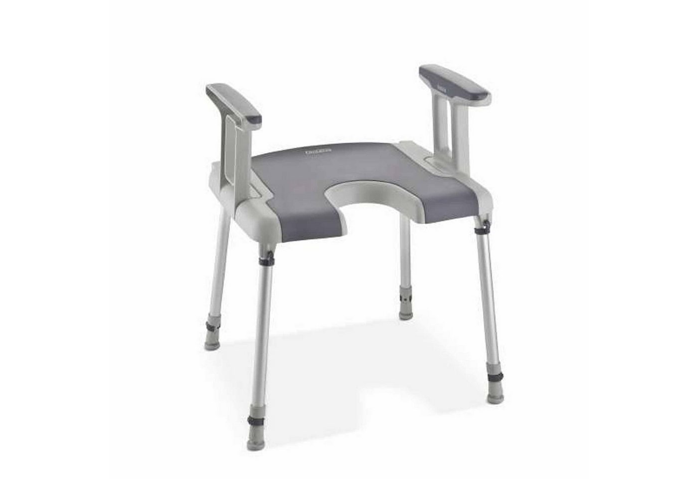 Invacare Hygienehocker Aquatec Sorrento Duschhocker mit Hygieneausschnitt, belastbar bis 135 kg von Invacare