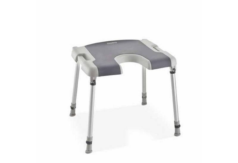 Invacare Hygienehocker Aquatec Sorrento Duschhocker mit Hygieneausschnitt, belastbar bis 135 kg von Invacare