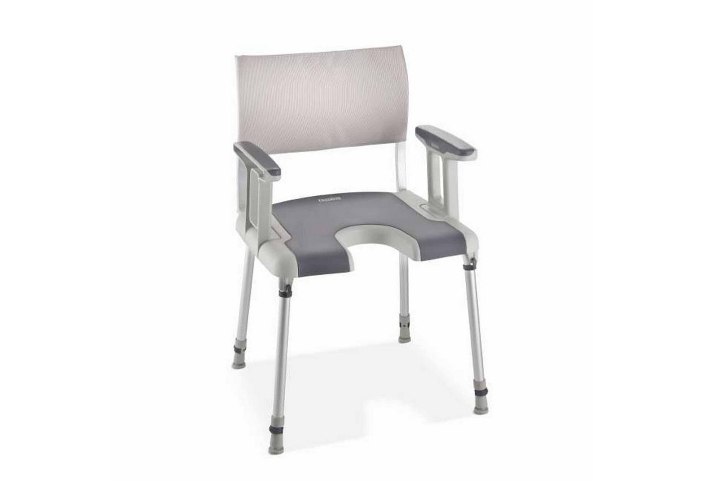 Invacare Hygienehocker Aquatec Sorrento Duschstuhl mit Hygieneausschnitt, belastbar bis 135 kg von Invacare