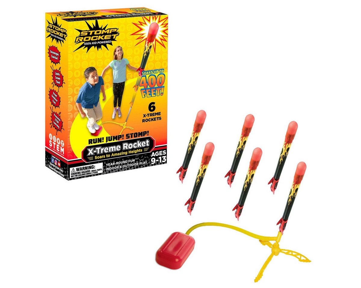 Invento Freizeittasche Stomp Rocket X-Treme mit 6 Raketen von Invento