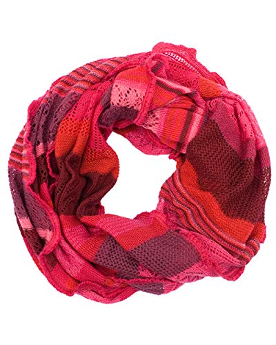 Invero, Loop Schal Zita, 100% Merinowolle (Pink) von Invero