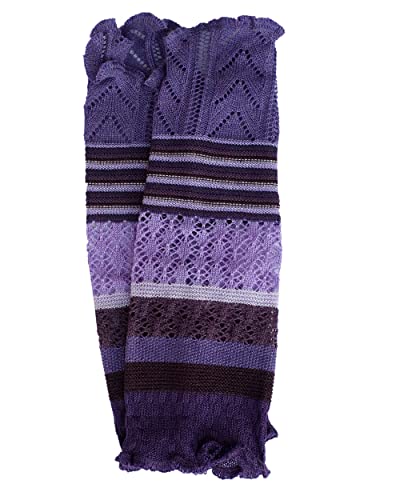 Invero, Merino Armstulpen Ruby Mehrfarbig, 100% Wolle (Lila) von Invero