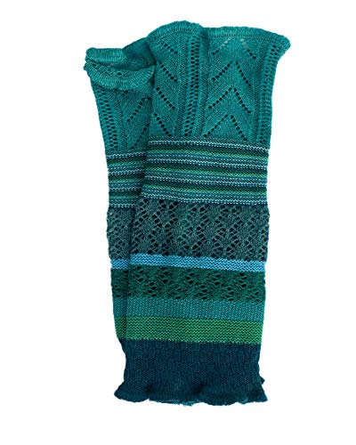 Invero, Merino Armstulpen Ruby Mehrfarbig, 100% Wolle (Pfefferminz) von Invero