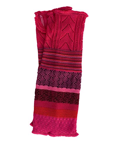 Invero, Merino Armstulpen Ruby Mehrfarbig, 100% Wolle (Pink) von Invero