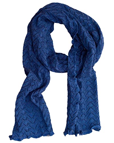 Invero, Merino Schal -Lilly, 100% Wolle (Blau) von Invero