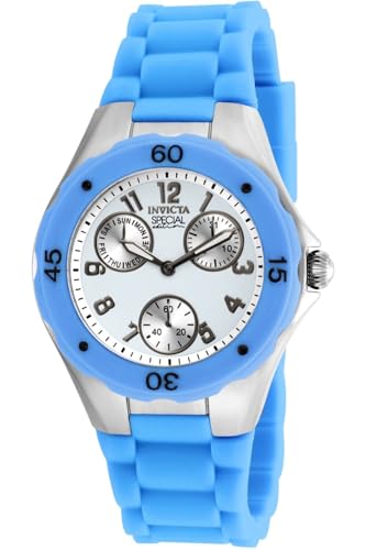 Invicta Angel 18795 Damen Uhr - Wasserdicht - Analog - Quarzuhrwerk - Edelstahl mit weißen zifferblat - 38mm von Invicta