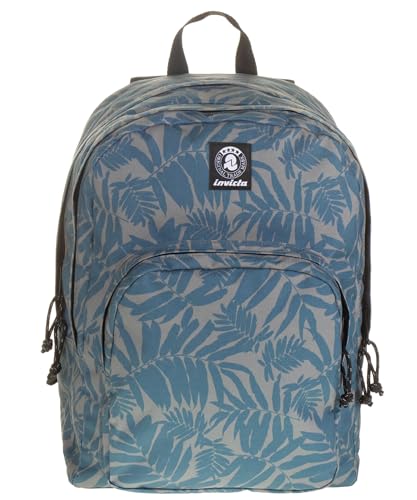 FORMAT INVICTA SCHOOL Rucksack für Schule, Sport und Freizeit, Geräumige Schultasche für Teenager, Mädchen und Jungen, mit Vodertasche, Extra Platz, kariertes Muster, italienisches Design, mehrfarbig von Invicta