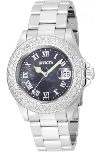 INVICTA Damen analog Quarz Uhr mit Edelstahl Armband 21711 von Invicta