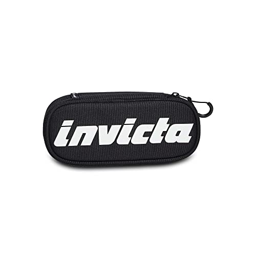 INVICTA Federmäppchen, Mäppchen, Federtasche für Schreibwaren, Mädchen&Jungen, Schule und Gymnasium, Teenager, blau, LOGO von Invicta