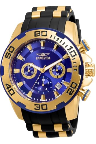 INVICTA Herren Analog Quarz Uhr mit Silikon Armband 22313 von Invicta