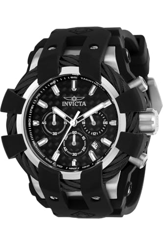 INVICTA Herren Analog Quarz Uhr mit Silikon Armband 23855 von Invicta