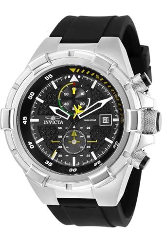 INVICTA Herren Analog Quarz Uhr mit Silikon Armband 28102 von Invicta