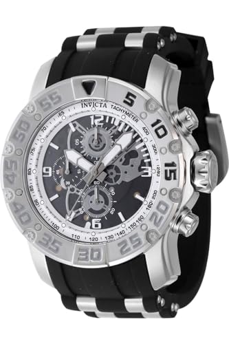 Invicta Racing - JM Limited Edition 48060 Herren Uhr - Wasserdicht - Analog - Quarzuhrwerk - Edelstahl mit schwarzen zifferblat - 48mm von Invicta