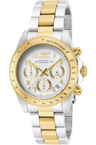 Invicta 17026 Speedway Unisex Uhr Edelstahl Quarz weißen Zifferblat von Invicta