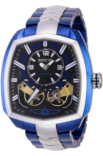 Invicta Akula 44000 Herren Uhr - Wasserdicht - Analog - Automatikuhr - Edelstahl mit schwarzen zifferblat - 48mm von Invicta