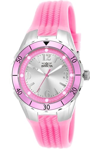 Invicta Angel 17480 Damen Uhr - Wasserdicht - Analog - Quarzuhrwerk - Edelstahl mit silbernen zifferblat - 38mm von Invicta