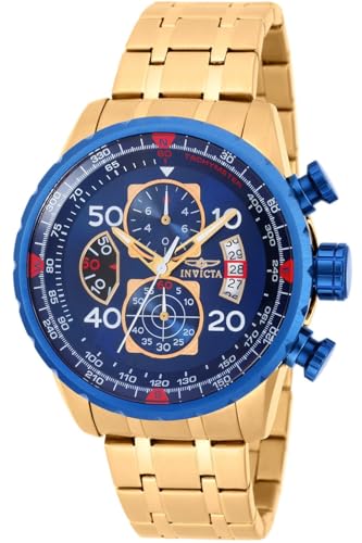 Invicta Aviator Edelstahl Herren Quarzuhrwerk - 48mm von Invicta