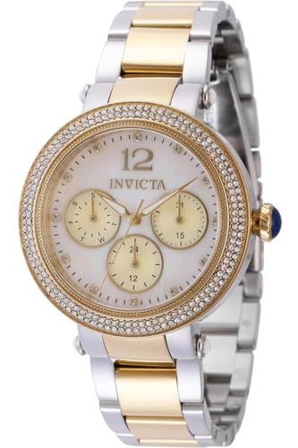 Invicta Bolt 44705 Damen Uhr - Wasserdicht - Analog - Quarzuhrwerk - Edelstahl mit Perlmutt zifferblat - 36mm Invicta Bolt 44705 Damen Uhr - Wasserdicht - Analog - Quarzuhrwerk - Edelstahl mit Perlmutt zifferblat - 36mm von Invicta