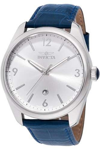 Invicta Celestial 47798 Herren Uhr - Wasserdicht - Analog - Quarzuhrwerk - Edelstahl mit silbernen zifferblat - 43mm von Invicta