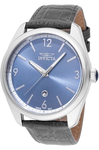 Invicta Celestial 47800 Herren Uhr - Wasserdicht - Analog - Quarzuhrwerk - Edelstahl mit blauen zifferblat - 43mm von Invicta