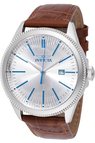 Invicta Celestial 47817 Herren Uhr - Wasserdicht - Analog - Quarzuhrwerk - Edelstahl mit silbernen zifferblat - 43mm von Invicta