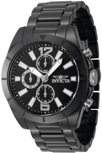 Invicta Ceramics 47333 Quarz Herrenuhr - 44mm, blacks, 44.5 von Invicta