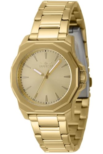Invicta Damen Analog Quarz Uhr mit Edelstahl Armband 47339 von Invicta